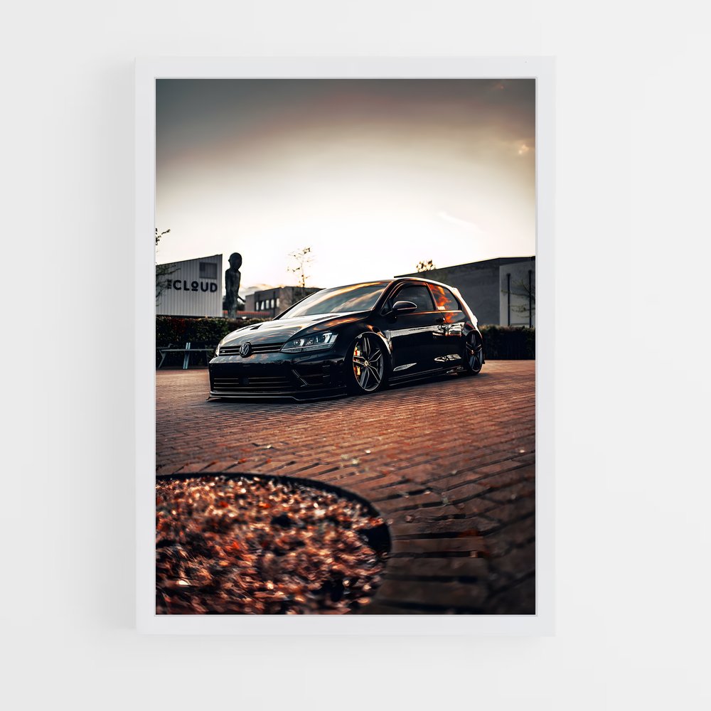 Poster L'Allure Noire – affiche Volkswagen (vue 3)